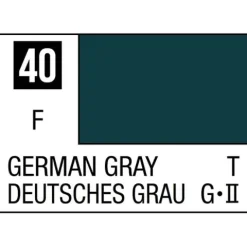 GSI Creos MR. Hobby MR. Color C40 Flat German Gray 10ML Lacquer Paint