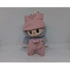 Labubu Designer Pink Hat and Overall Outfit (Pink) - Clothing for Labubu