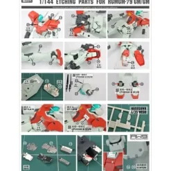 Madworks S01 Detail Up Metal Parts Photo-Etch PE Upgrade for GM/GM HG 1/144