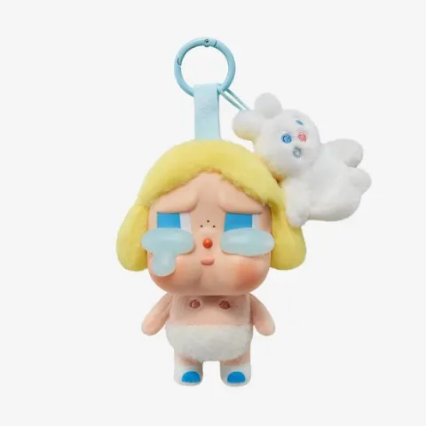 POP MART CRYBABY Crying Again Vinyl Face Plush Pendant Blind Box AUTHENTIC