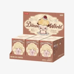 POP MART Dimoo World Crush on Coffee Series Keychain Plush Blind Box AUTHENTIC
