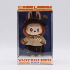 POP MART Labubu The Monsters Wacky Mart Vinyl Face Plush Clerk AUTHENTIC