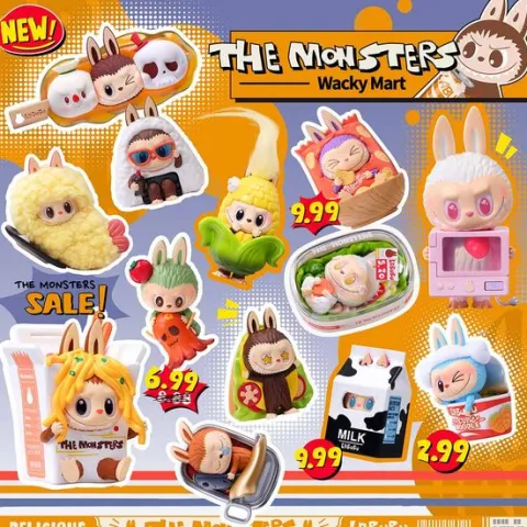 POP MART Labubu The Monsters Wacky Mart Series Figure Blind Box AUTHENTIC