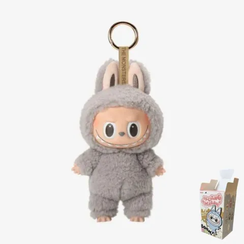 POP MART Labubu V1 Exciting Macaron The Monsters Sesame Bean Plush AUTHENTIC