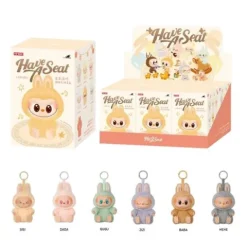 POP MART Labubu V2 Have A Seat The Monsters HEHE Plush Keychain AUTHENTIC