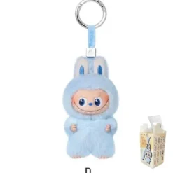 POP MART Labubu V4 The Monsters Pin For Love Alphabet Plush Pendant - Letter D