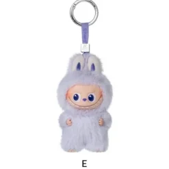 POP MART Labubu V4 The Monsters Pin For Love Alphabet Plush Pendant - Letter E