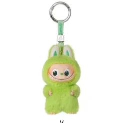 POP MART Labubu V4 The Monsters Pin For Love Alphabet Plush Pendant - Letter V