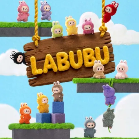 POP MART Labubu V4 The Monsters Pin For Love Plush Pendant Blind Box (N-Z) - Full Case