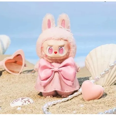 POP MART Pop Land Labubu MOKOKO Jump Into Summer Vinyl Plush Pendant AUTHENTIC