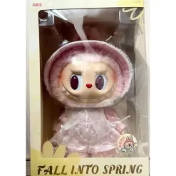 POP MART Pop Land Labubu MOKOKO Fall Into Spring Vinyl Plush Doll 38cm AUTHENTIC