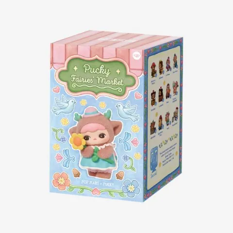 POP MART Pucky Faries' Market Series Vinyl Figure Blind Box AUTHENTIC