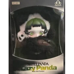 POP MART SKULLPANDA Lazy Panda Plush Doll Pendant AUTHENTIC
