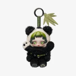 POP MART SKULLPANDA Lazy Panda Plush Doll Pendant AUTHENTIC