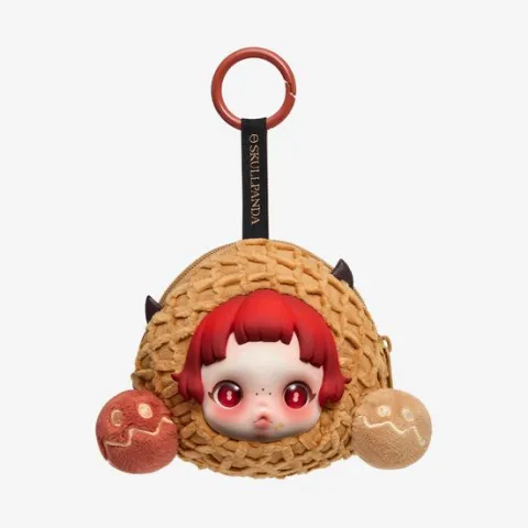 POP MART SKULLPANDA You Found Me! Pranky Peanut Earphone Headphone Bag AUTHENTIC