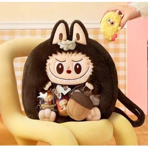 POP MART The Monsters Labubu Mokoko Fall Into Sweaters Plush Ita Bag AUTHENTIC