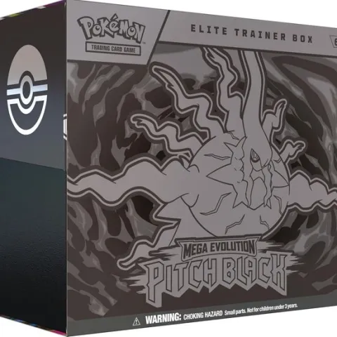 (PRE-ORDER JULY 2026) Pokemon TCG Mega Evolutions - Pitch Black ME05 Elite Trainer Box