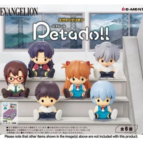 Re-Ment Evangelion Series Petadoll Characters - 1 Random Figure