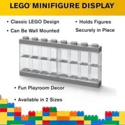 Room Copenhagen LEGO 40660006 LEGO Minifigure Display Storage 16 Medium Stone Grey