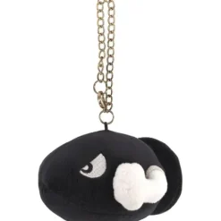 Sanei MM07 Super Mario - Bullet Bill Mascot 4-inch Plush Keychain