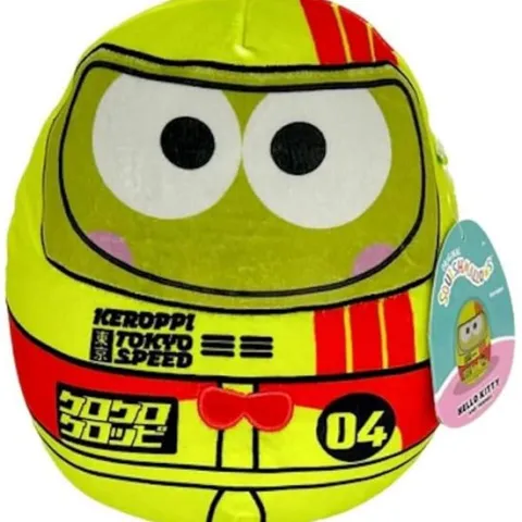 Squishmallow 8 in. Hello Kitty Keroppi Tokyo Racer
