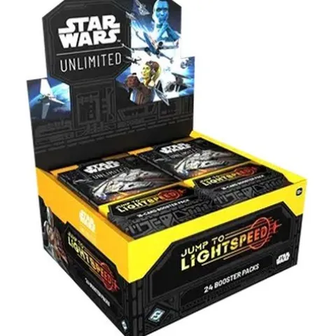 Star Wars: Unlimited TCG Jump to Lightspeed Booster Display