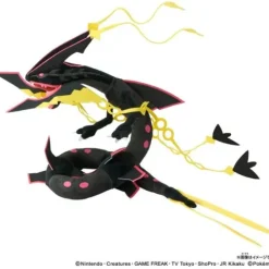 Takara Tomy Pokemon Shiny Black Mega Rayquaza 16-Inch Stuffed Plush