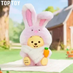 TOP TOY Disney Winnie the Pooh Happy Farm Series Plush Figure Blind Box