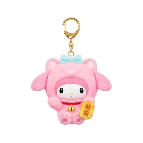 TOP TOY Sanrio Hello Kitty Lucky Cat Series Plush Keychain Blind Box