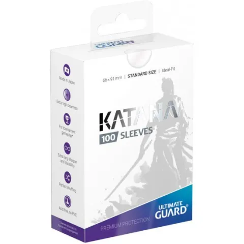Ultimate Guard Katana Sleeves (100ct) Standard Size - Transparent