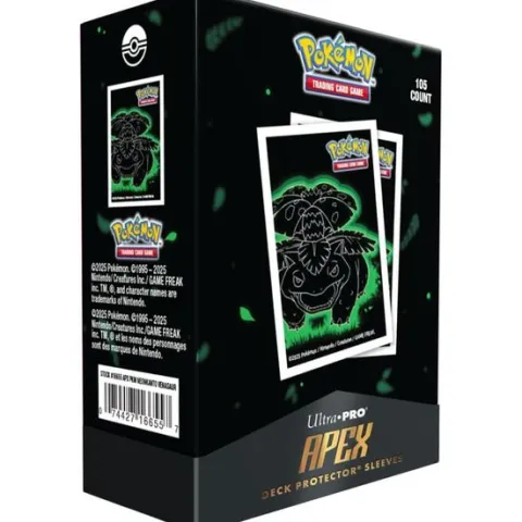 Ultra Pro Apex Sleeves Pokemon Neon Kanto Venusaur 105ct