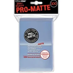 Ultra Pro Pro Matte Standard Sleeves (100 Pack) - Clear