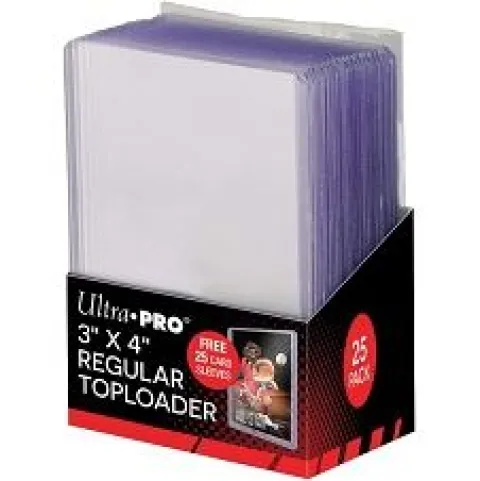 Ultrapro 3 X 4 Regular Toploader With Soft Sleeves