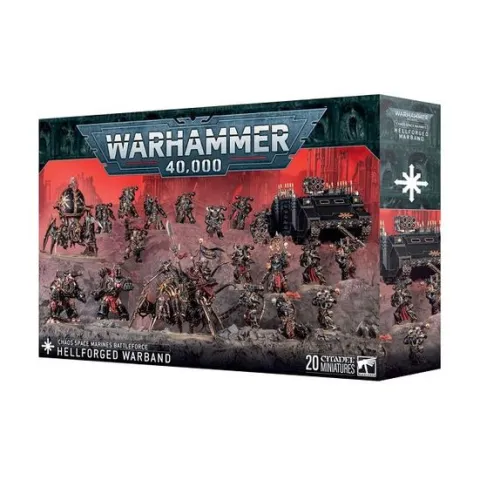 Warhammer 40k: Chaos Space Marines Battleforce - Hellforged Warband
