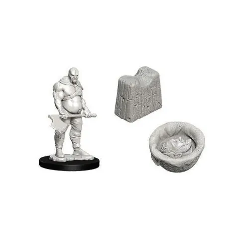 WizKids: Deep Cuts Unpainted Miniatures: Executioner & Chopping Block