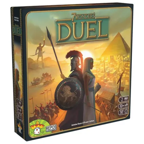 7 Wonders: Duel Two Player Strategy Board Game